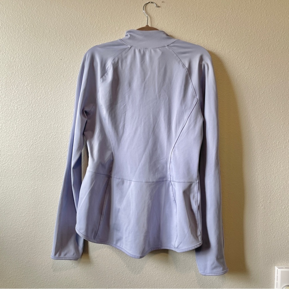 Yogalicious | Women’s Athletic Zip-Up Jacket | Lavender/Periwinkle - Picture 2 of 7